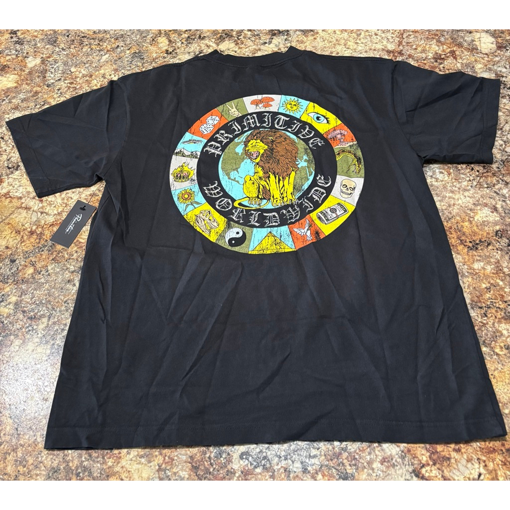Primitive “Signs” Worldwide Lion Graphic Tee